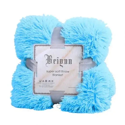 80x120cm 1pc Soft Warm Fluffy Shaggy Bed Sofa Bedspread Children SafetyBedding Sheet Throw Home Decoration Comfortable Blanket - Shello's Creative Boutique
