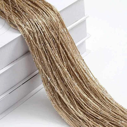 Shiny Curtain String Tassel Line Curtains - 3x2.4m Window Door Divider Drape - Living Room Decor Valance - Shello's Creative Boutique
