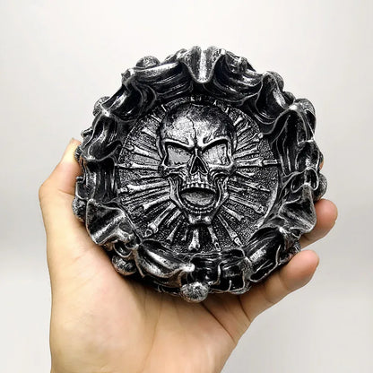 Flame Skull Silicone Mould – DIY Resin Gypsum Concrete Craft Mould for Home Décor