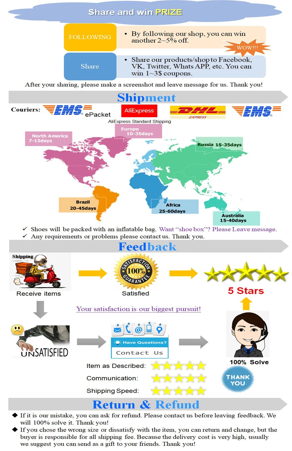 Men's Indoor Slippers - Closed Toe Faux Leather Slides (Large Sizes 47-48)