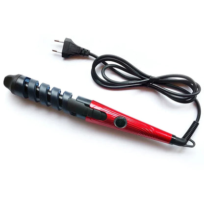 Magic Pro Electric Curl Ceramic Spiral Hair Curling Iron Wand Salon Hair Styling Tools Hair Wand Curler Iron - Shello's Creative Boutique
