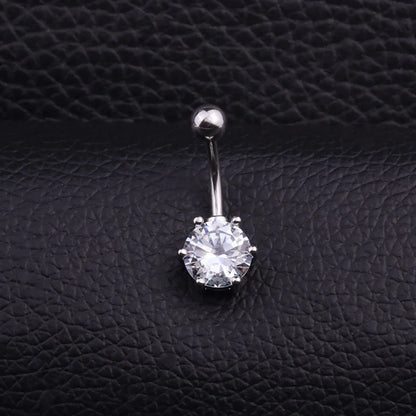Sun Face Belly Button Bar Navel Ring Body Piercing Jewellery