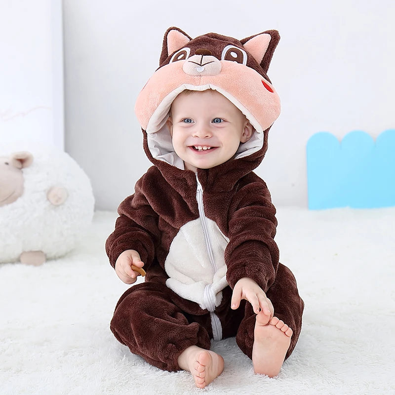 Baby Rompers Toddler Animal Jumpsuit Infant Clothes Pyjamas Kids eprolo