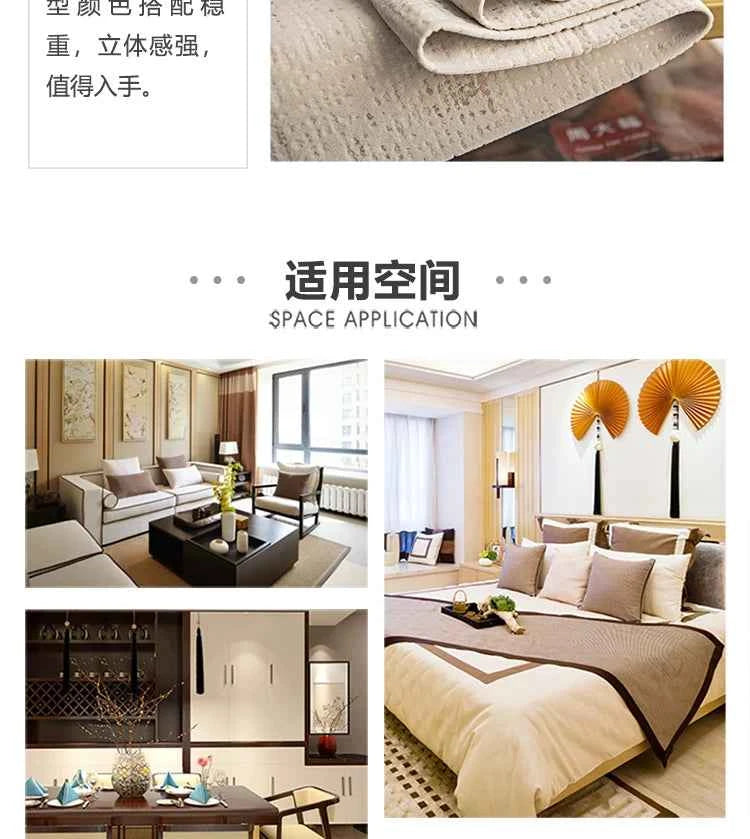 The New Simple Curtains for Living Dining Room Bedroom and Modern Beige Bronzing Flannel Thickened Shading Velvet Light Luxury