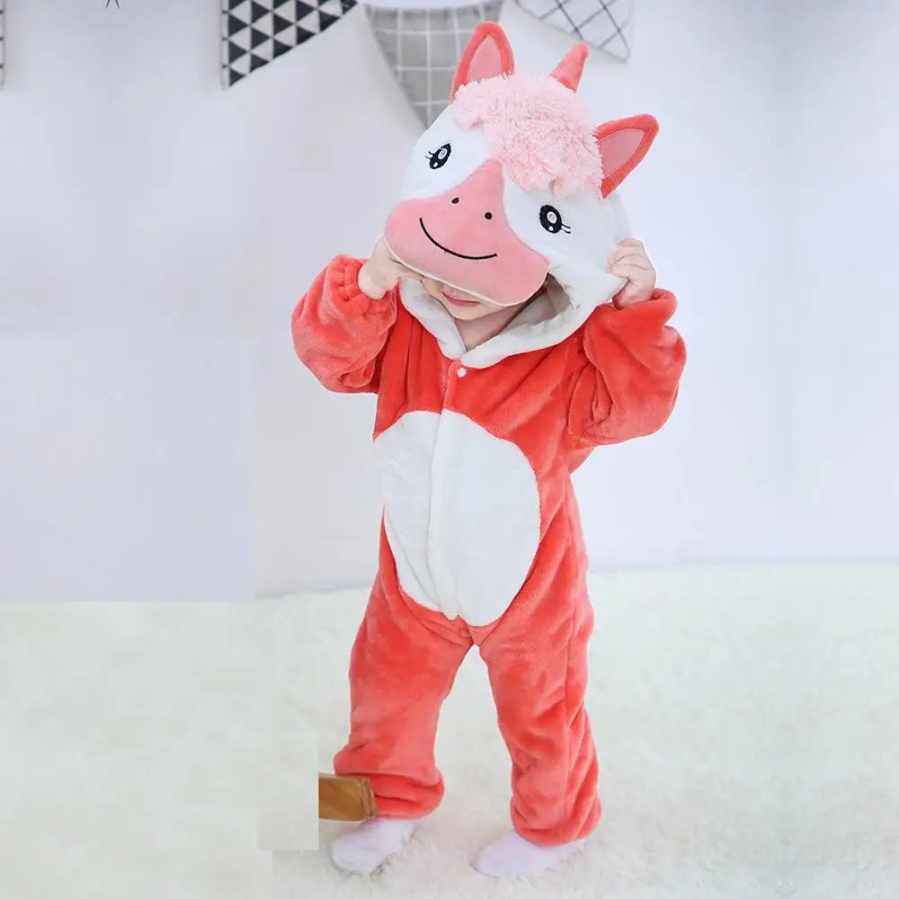 Baby Rompers Toddler Animal Jumpsuit Infant Clothes Pyjamas Kids eprolo