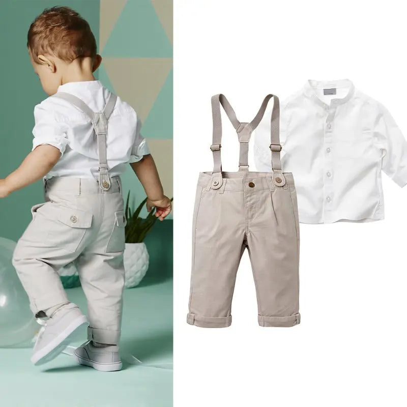 Kids Clothes Boys Suits Toddler Clothing Set Summer Baby Suit Shorts Shirt Children Formal Wedding Party Costume Autumn Shello's Creative Boutique