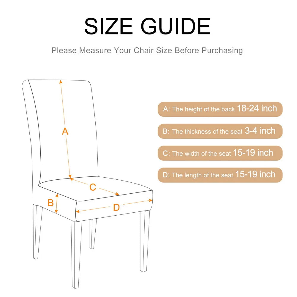  Christmas Decor Dining Room Chair Cover 