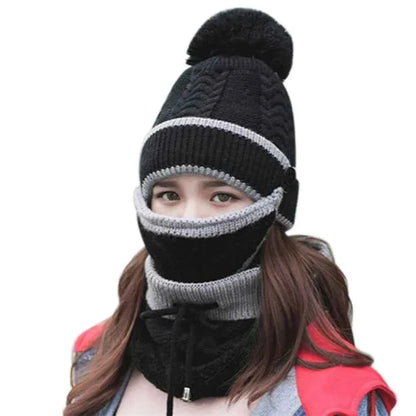 3-Piece Winter Set - Knitted Hat, Scarf & Gloves - Shello's Creative Boutique