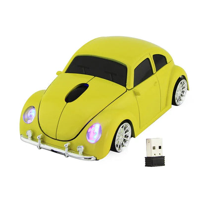 Funny Car Shape Ergonomic Wireless Mouse with Receiver PC Laptop Gaming Mini Car mouse 2.4GHz - Shello's Creative Boutique