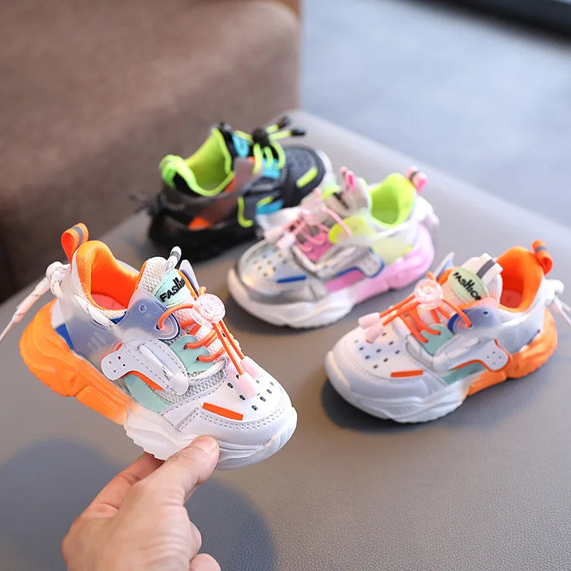 Autumn Baby Girls Boys Casual Shoes Soft Bottom Non-slip Breathable Outdoor Fashion Kids Sneakers Children Sports Shoes eprolo