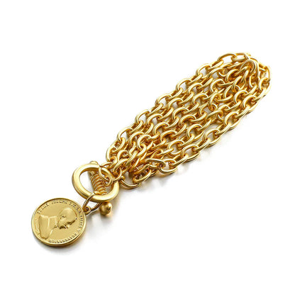 Charm Chain Bracelets For Women Men Stainless Steel Alloy Bracelets - Shello's Creative Boutique