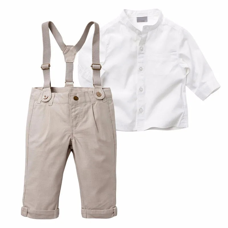 Kids Clothes Boys Suits Toddler Clothing Set Summer Baby Suit Shorts Shirt Children Formal Wedding Party Costume Autumn Shello's Creative Boutique