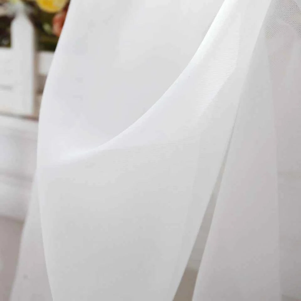 European Luxury Velvet Curtains - Embroidered Floral Tulle Blackout Drapes for Living Room