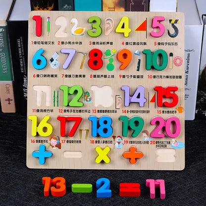 Wooden Montessori Shape & Colour Matching Board - Educational Toy Age 3+ - Shello's Creative Boutique