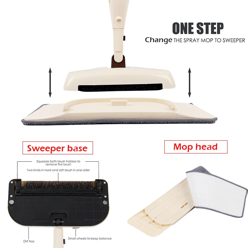 Spray Mop Broom Set Magic Mop Shello Creative Boutique