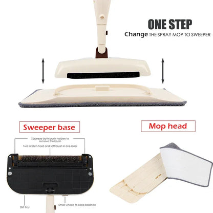 Spray Mop Broom Set Magic Mop - Shello's Creative Boutique