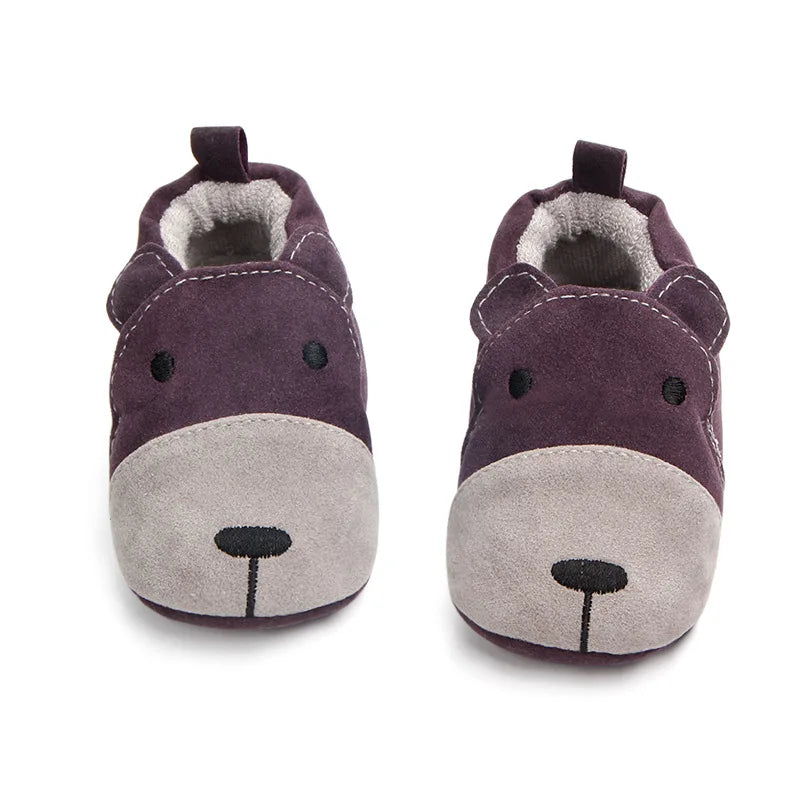 Cartoon Fox Baby Girls Winter Warm First Walkers Cotton Children Home Shoes Kids Toddler Slippers Baby First Walkers Moccasins eprolo