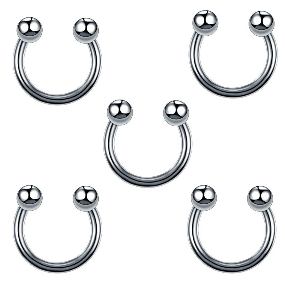 Stainless Steel Mixed Body Piercing Jewellery Set
