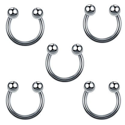Stainless Steel Mixed Body Piercing Jewellery Set