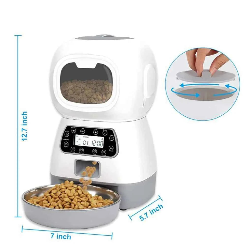 New Pet Feeder Pet Dispenser For Cat And Dog Travel Supply Automatic Smart Slow Feeder Dispenser Fixed Time Amount Of Food