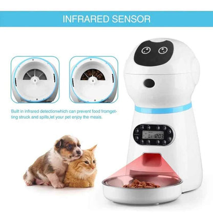 New Pet Feeder Pet Dispenser For Cat And Dog Travel Supply Automatic Smart Slow Feeder Dispenser Fixed Time Amount Of Food