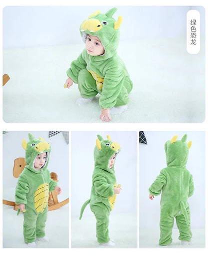 Baby Rompers Toddler Animal Jumpsuit Infant Clothes Pyjamas Kids - Shello's Creative Boutique