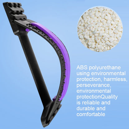 Lumbar Traction Stretching Device Posture Corrector Waist Support Spine Pain Relief Back Massage Stretcher, White Purple, Black Green, Black Blue, Black Purple, Black Red, Red White, White Green, White Blue