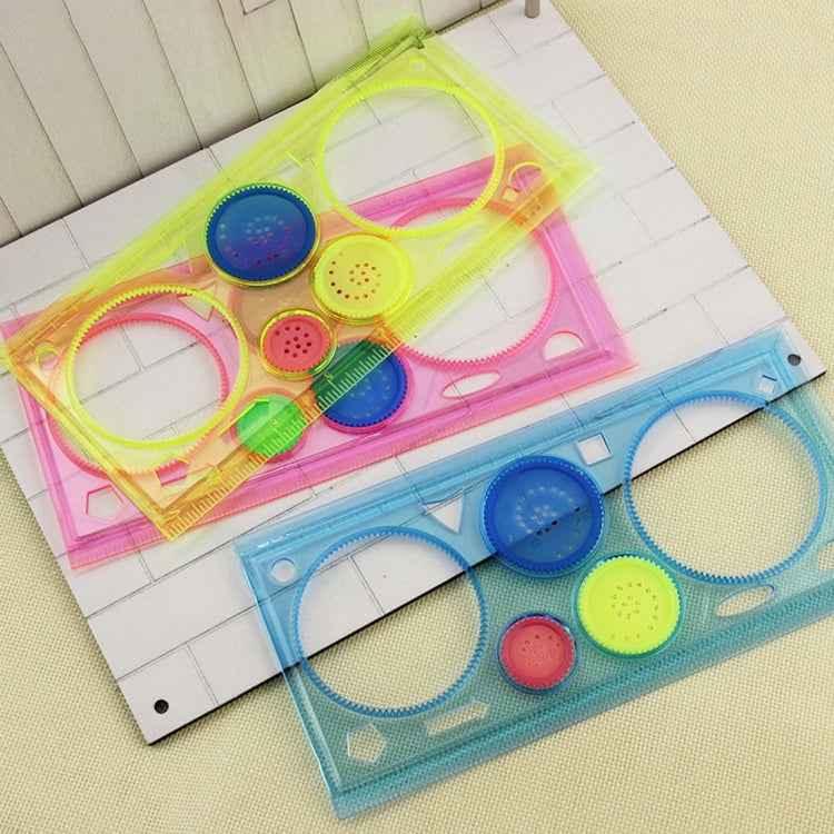 Creative Geometric Ruler Set - 10-Piece Drawing Tools for Students - Shello's Creative Boutique