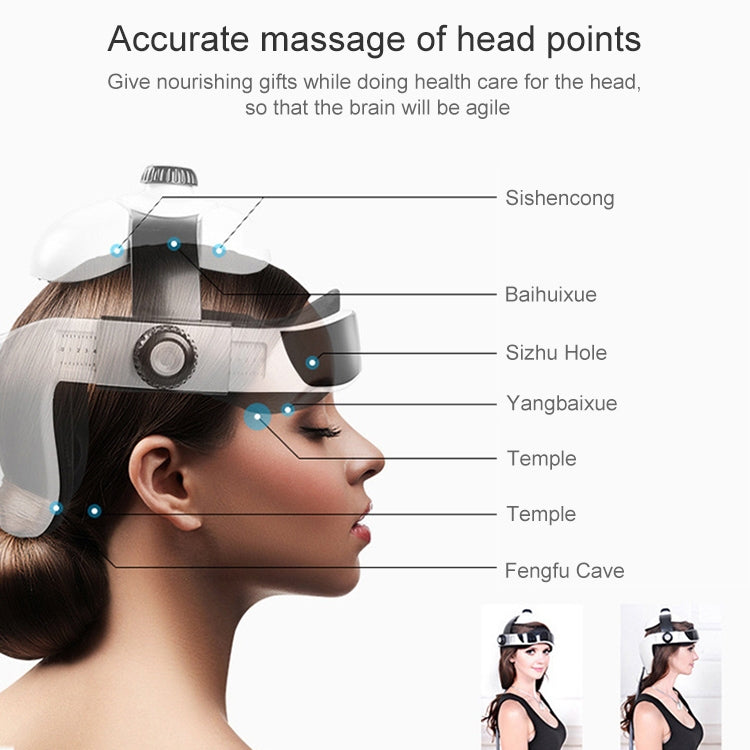 Electronic Air Pressure Head Massager, Relaxed Music Helmet Massager, US Plug, HC06285, HC06285EU, HC06285UK - Shello's Creative Boutique