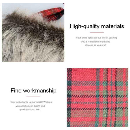 CX20202 Christmas Snowflake Plush Sock Gift Bag Christmas Tree Pendant Decoration - Shello's Creative Boutique