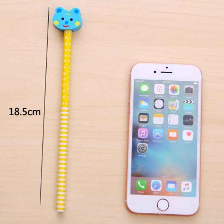 Cartoon Animal Pencils - 10 Pack Wooden HB Pencils with Erasers for Kids - Shello's Creative Boutique