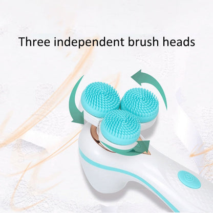 CNaier AE-878 USB Charging Silicone Face Skin Care Electric Facial Cleanser, AE-878(Pink), AE-878(Blue) SUNSKY