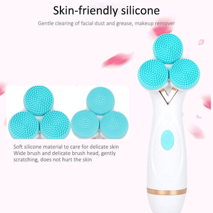 CNaier AE-878 USB Charging Silicone Face Skin Care Electric Facial Cleanser, AE-878(Pink), AE-878(Blue) SUNSKY