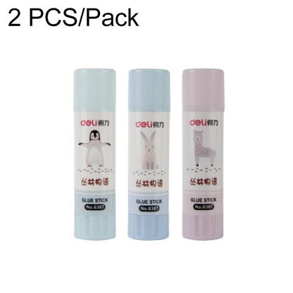 2 PCS School Supplies Solid Glue High Viscosity Glue Stick PVP Solid Glue, Random Color Delivery, 6367