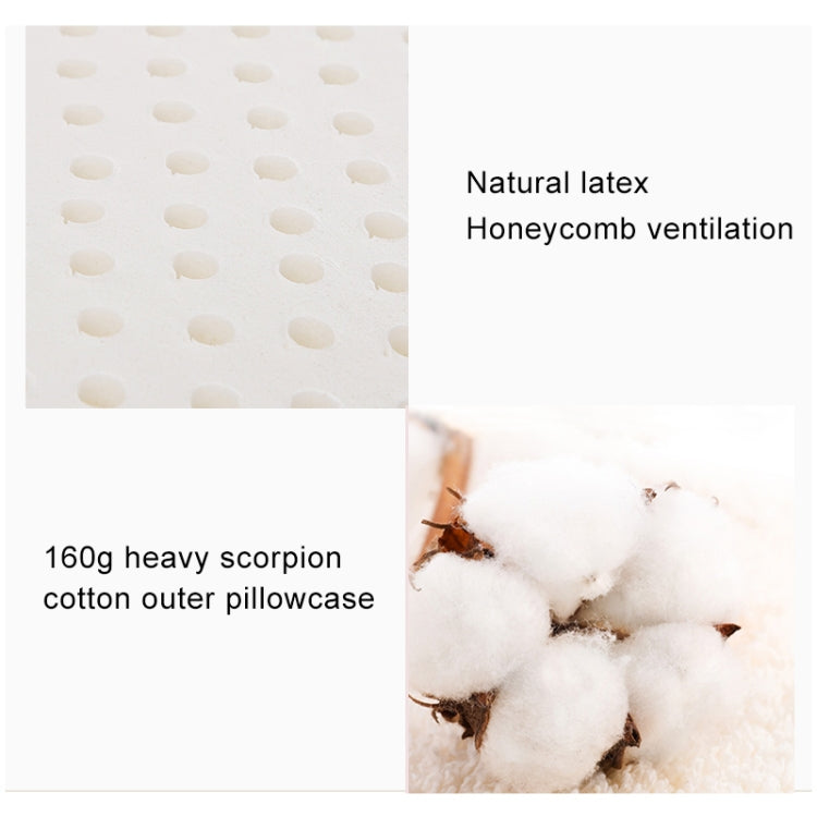 Original Xiaomi Youpin 8H Z2 Natural Latex Pillow Soft Breathable Spine Protection Massage Care Pillow with Cotton Pillowcase - Shello's Creative Boutique
