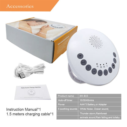 White Noise Sleep Aid Device Baby Sleep Crying Comforter, MY-511S - Shello's Creative Boutique