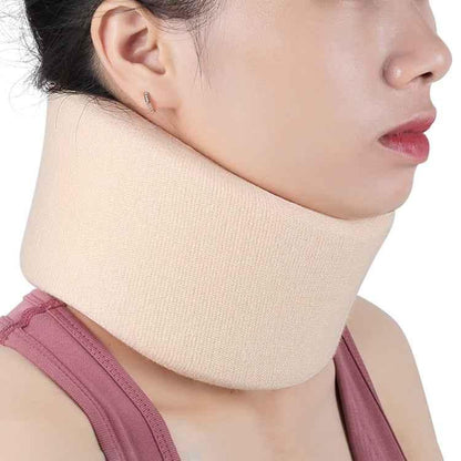 003 Household Sponge Collar Men And Women Breathable Adjustable Neck Brace, Size: L - Shello's Creative Boutique