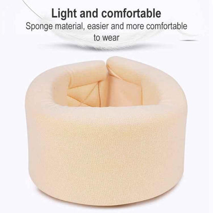 003 Household Sponge Collar Men And Women Breathable Adjustable Neck Brace, Size: L - Shello's Creative Boutique