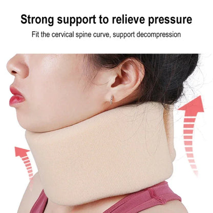 003 Household Sponge Collar Men And Women Breathable Adjustable Neck Brace, Size: M - Shello's Creative Boutique