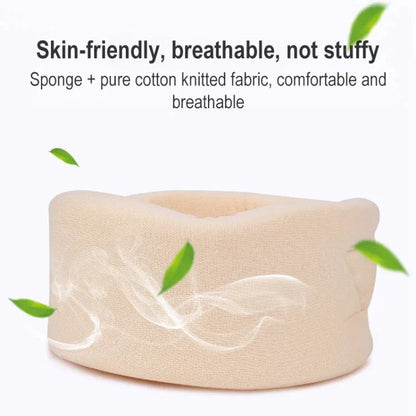 003 Household Sponge Collar Men And Women Breathable Adjustable Neck Brace, Size: M - Shello's Creative Boutique