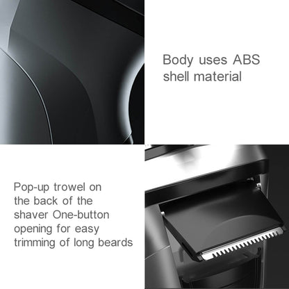 Original Xiaomi ENCHEN Water Proof Triple Rotary Double Ring Blade Shaving Head Electric Rechargeable Shaver For Men, Electric Shaver