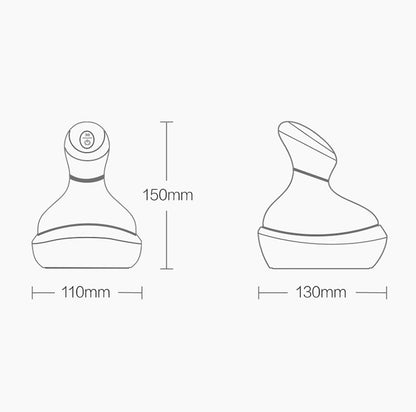 3D Intelligent Electric Head Massager Scalp Massager - Shello's Creative Boutique
