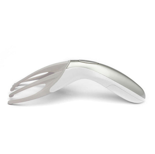 Mini Portable Multifunctional Head Massager Massage Comb, Battery Powered, Battery Powered (Gold) SUNSKY