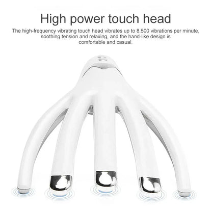 Mini Portable Multifunctional Head Massager Massage Comb, Battery Powered - Shello's Creative Boutique