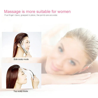 Mini Portable Multifunctional Head Massager Massage Comb, Battery Powered - Shello's Creative Boutique