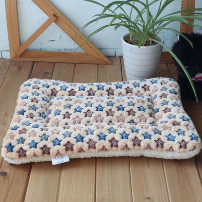 Warm Soft Fleece Pet Mat Travel Cat Litter Dog Blanket Puppy Cushion Pet Pad Dog Bed  Cheap 5 Size for Small And Large Dogs eprolo