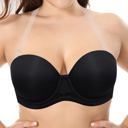 YANDW Sexy Everyday Plus Size Multiway Minimizer Bra – Unpadded, Anti-Slip, Underwire Support