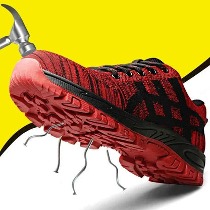Indestructible Steel Toe Work Sneakers for Men - Anti-Puncture Safety Boots - Shello's Creative Boutique