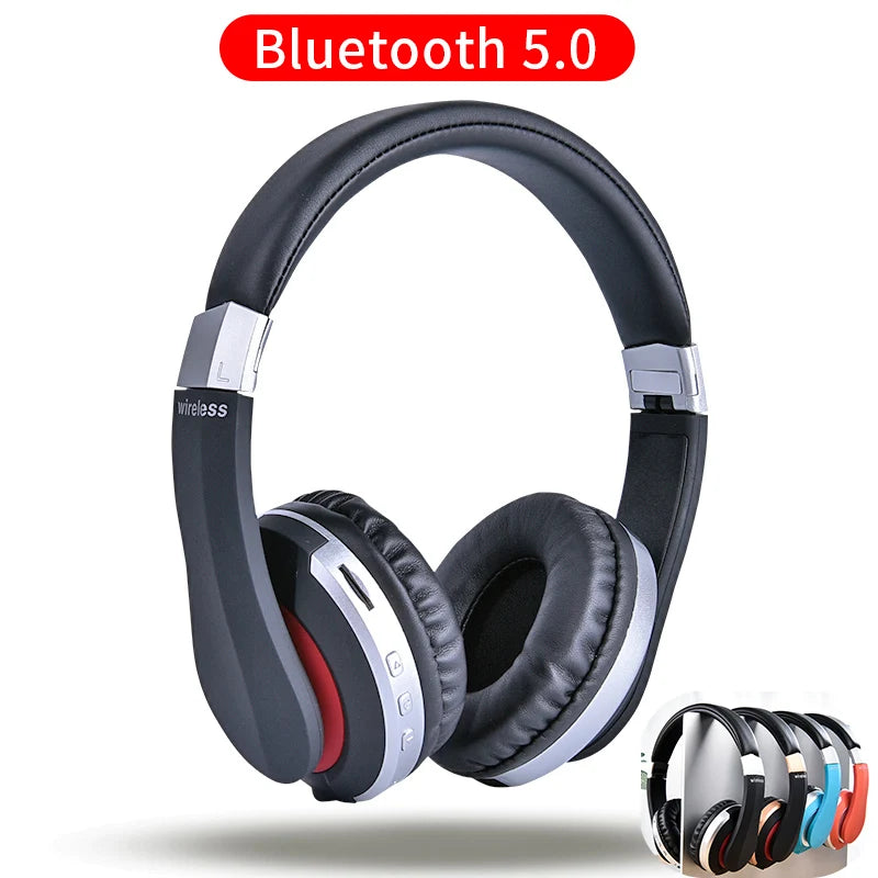 MH7 Wireless Headphones Bluetooth Headset Foldable Stereo Gaming Earphones With Microphone Support TF Card For IPad Mobile Phone Shello Creative Boutique