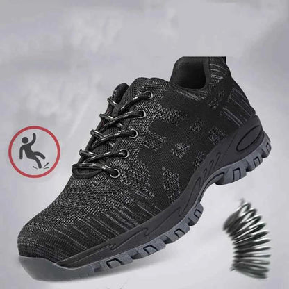 Indestructible Steel Toe Work Sneakers for Men - Anti-Puncture Safety Boots - Shello's Creative Boutique